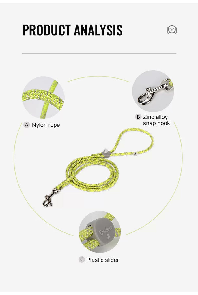 Truelove Durable and Convenient Dog Rope Leash Style Number: TLL2576 - Dog.Dog.Cat.