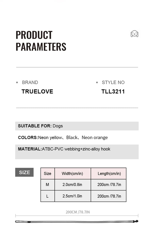 Truelove Dog Leash TLL3211 - Dog.Dog.Cat.
