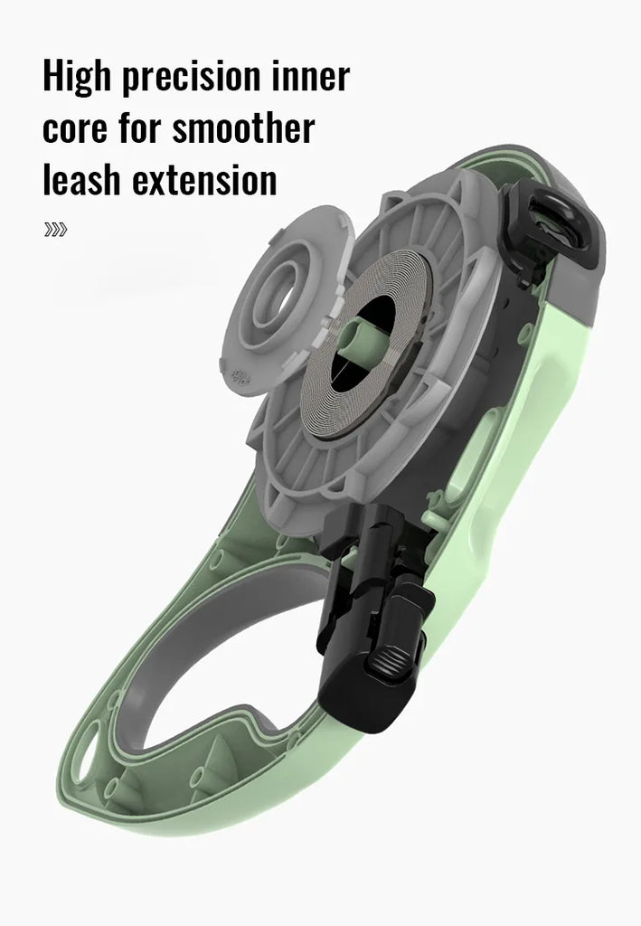 TrueLove Retractable Dog Leash TLL5001 - Suitable for Medium and Small Dogs - Fuchsia/Angel Blue - Dog.Dog.Cat.