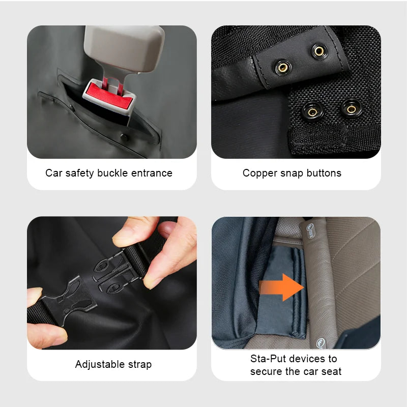 Truelove Travel Comfort Adjustable Car Seat Cover with Zippers Model Number: TLP1981 - Dog.Dog.Cat.