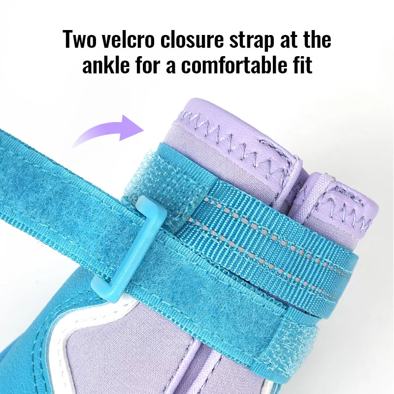 Truelove Outdoor Safety Shoes Reflective Straps and TPR Sole Waterproof Dog Booties  Style Number: TLS3963 - Dog.Dog.Cat.