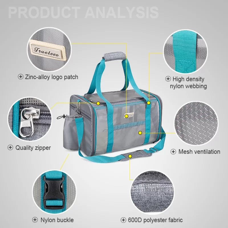 TrueLove Pet Carrier TLX2071 - Dog.Dog.Cat.