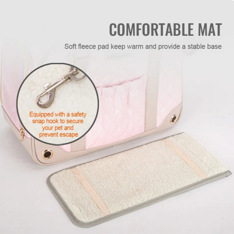 True Love Pet Carrier TLX6971 - Available in Black or Pink - Dog.Dog.Cat.