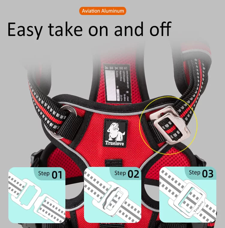 TrueLove Adjustable Dog Harness TLH56512 - Dog.Dog.Cat.