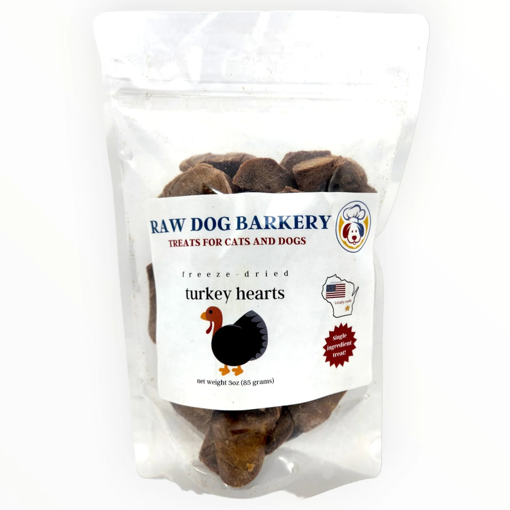 Turkey Hearts Freeze Dried - Dog.Dog.Cat.