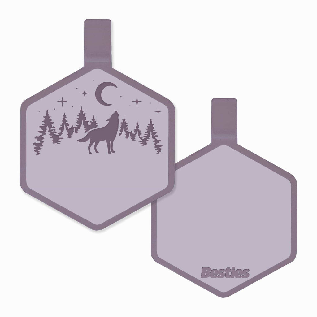 Besties Pets - Stay Wild Silicone ID Tag - Dog.Dog.Cat.