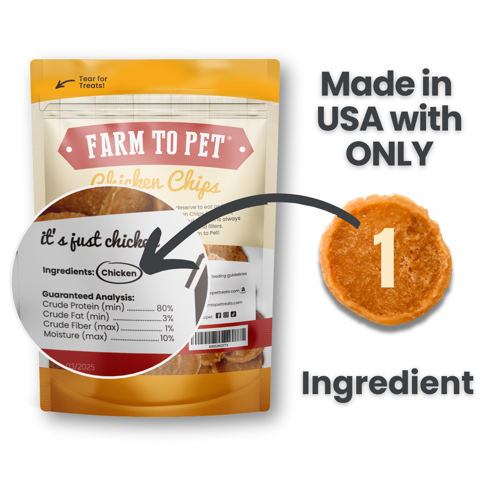 Farm to Pet - Chicken Chips - Dog.Dog.Cat.