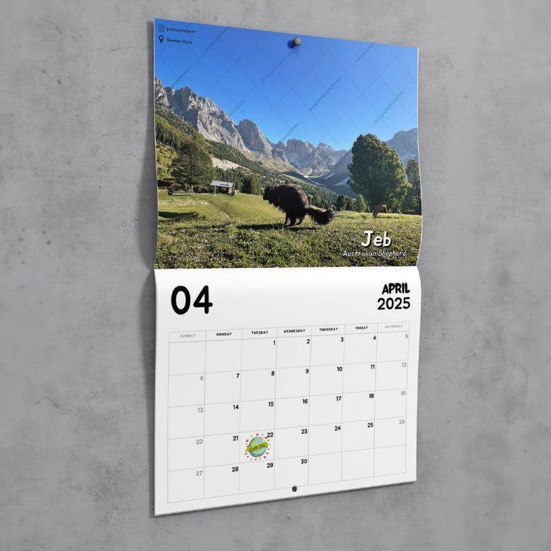 ShutUpAndTakeMyMoney - Dogs Pooping in Beautiful Places™ 2025 Calendar - Gag Gift - Dog.Dog.Cat.