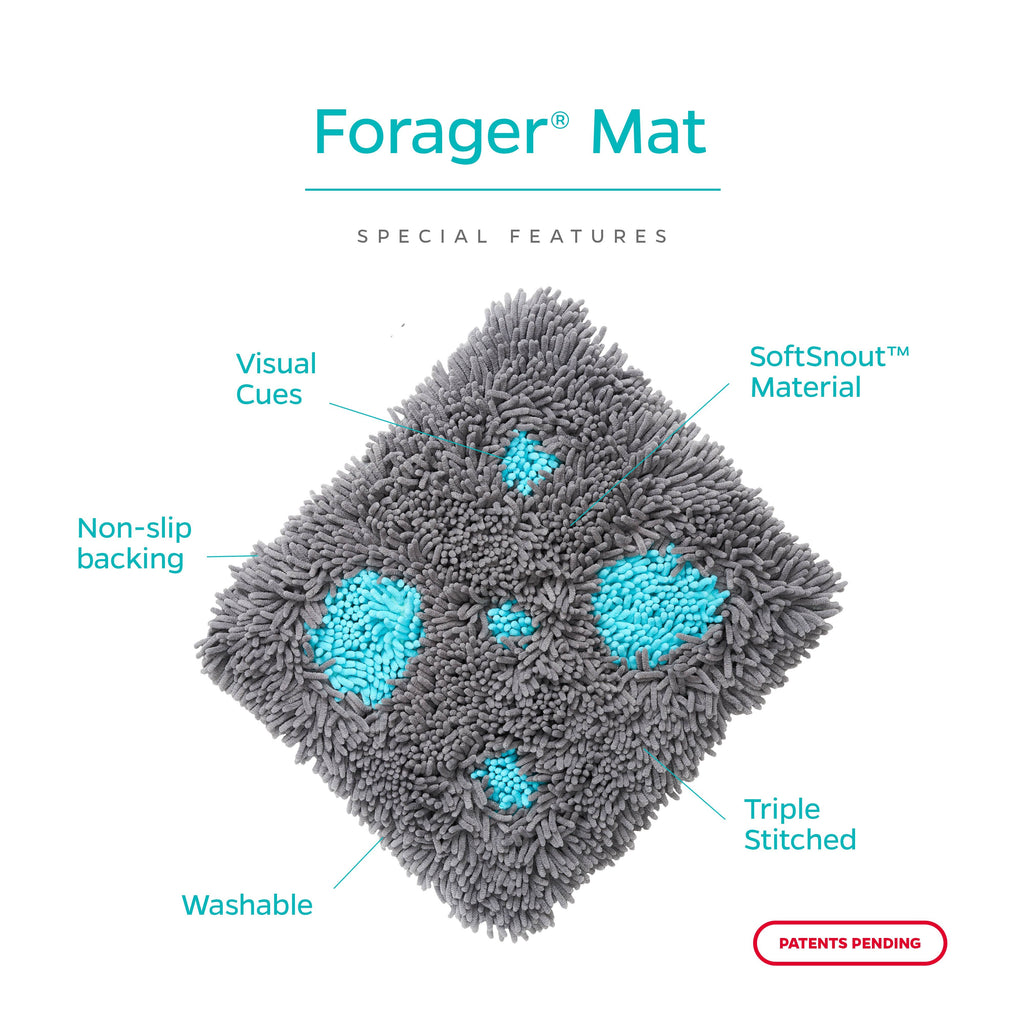 Pet Parents® - Forager® Mat Snuffle Mat for Dogs w/SoftSnout™ - Dog.Dog.Cat.