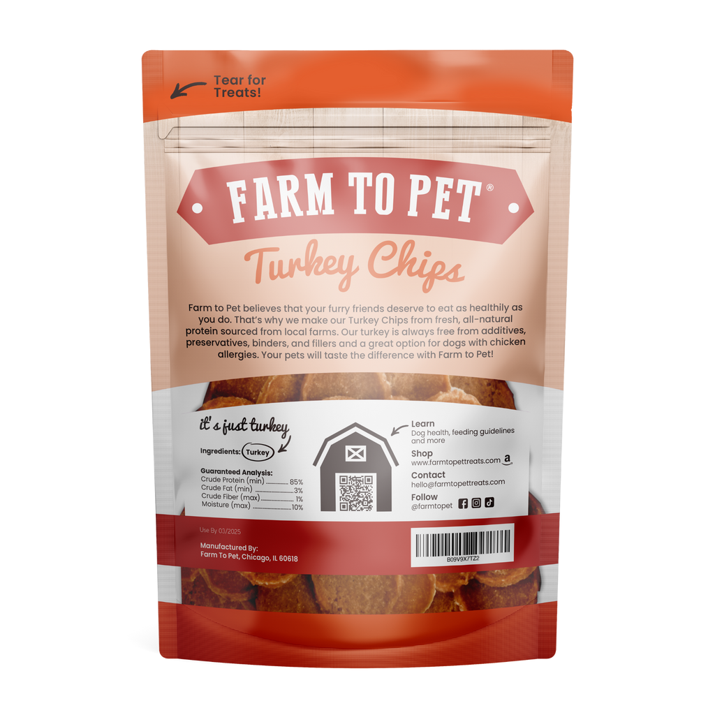 Farm to Pet - Turkey Chips - Dog.Dog.Cat.
