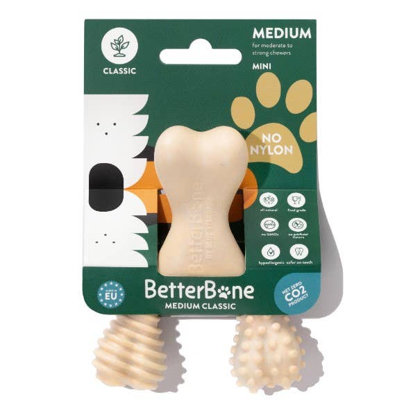 BetterBone Medium Classic Dog Chew Toy Mini - Dog.Dog.Cat.