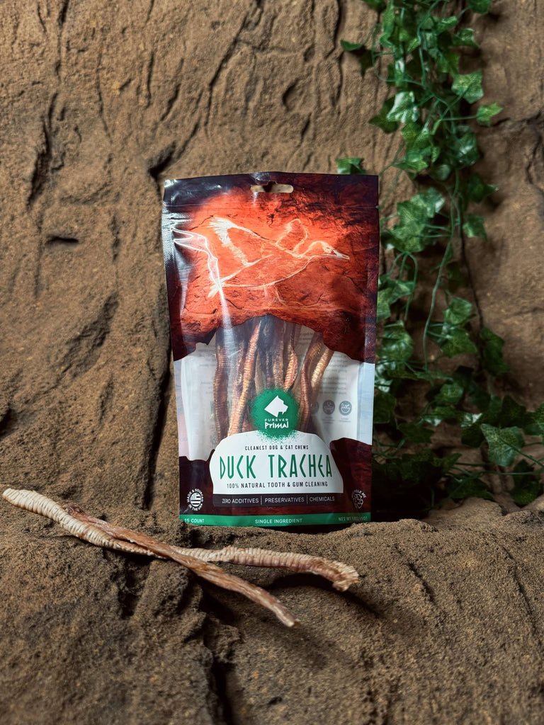 Bag of 15 Dog Chew: Duck Trachea - Natural Single Ingredient - Dog.Dog.Cat.