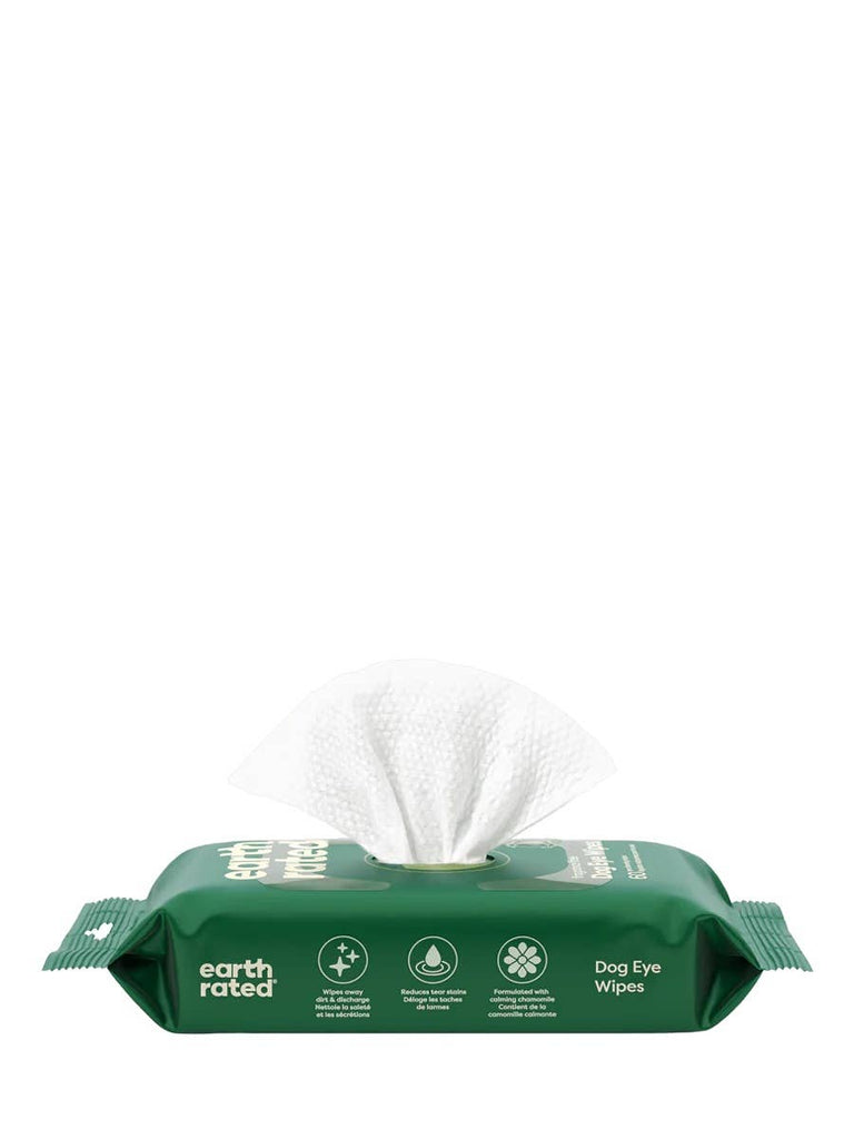 Earth Rated Dog Eye Cleansing Wipes 60ct - Dog.Dog.Cat.