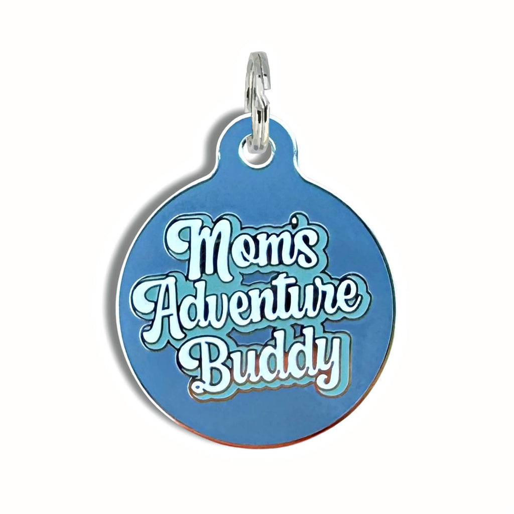 Bad Tags - Outdoor Dog ID Tag w/Scannable QR code - Adventure Buddy - Dog.Dog.Cat.