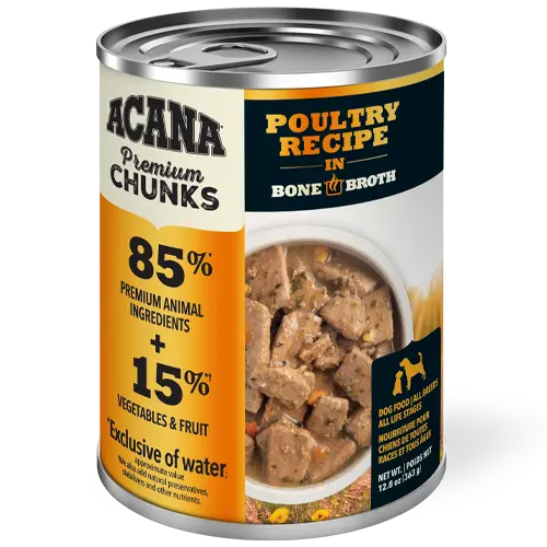 Acana Canned Bone Broth - Beef, Duck, Lamb, Pork & Puppy Recipes - 12.8 oz - Dog.Dog.Cat.
