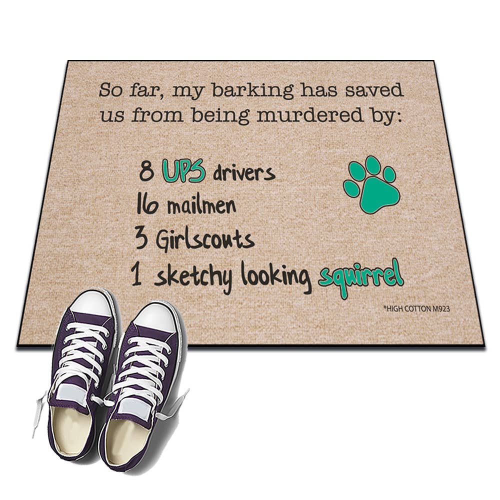 Ups Drivers Mat - Dog.Dog.Cat.