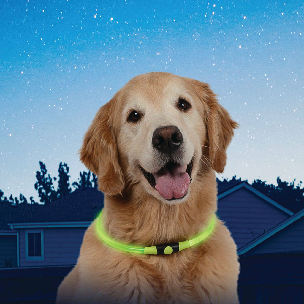 Nite Ize NiteHowl LED Safety Necklace - Green - Dog.Dog.Cat.