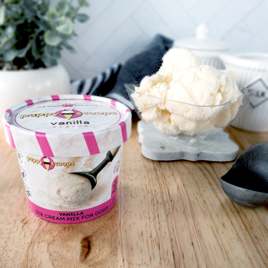 Puppy Scoops Ice Cream Mix- Variety Pack of 4 Flavors - Dog.Dog.Cat.