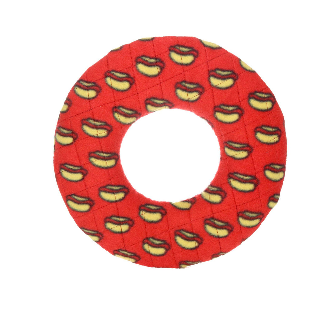 Tuffy Dog Toys - VIP Products - Mighty Ring - Red, Durable, Squeaky Dog Toy, No Stuffing - Dog.Dog.Cat.