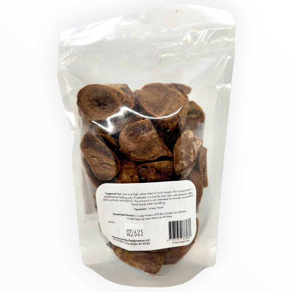 Turkey Hearts - Sliced Freeze Died - Dog.Dog.Cat.