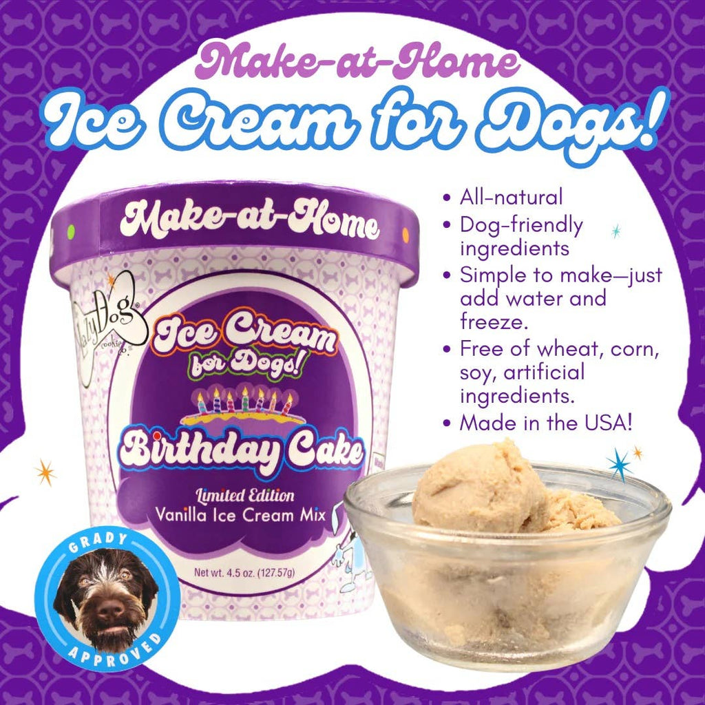 Lazy Dog Make at Home Birthday Ice Cream Mix w/Sprinkles - Dog.Dog.Cat.