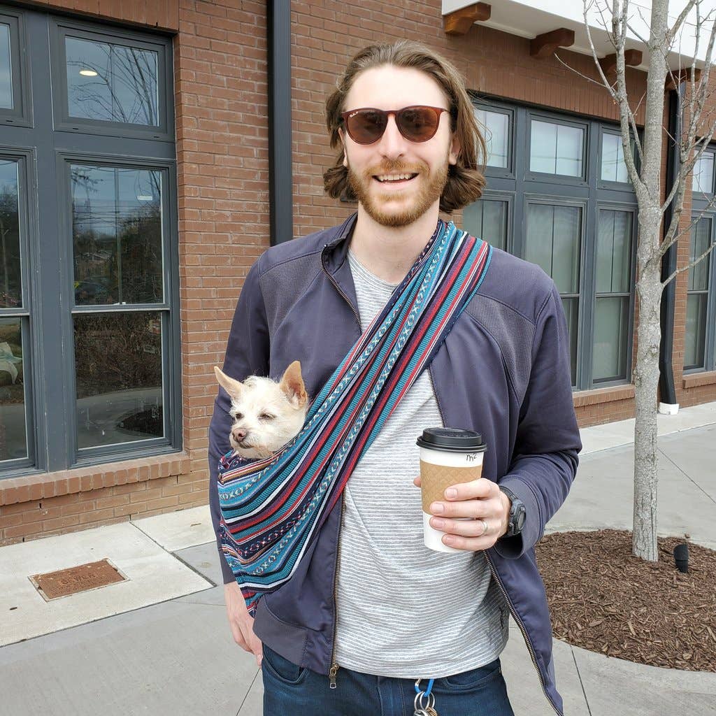 Walking Palm - Dog Sling - Beach House Woven - Dog.Dog.Cat.