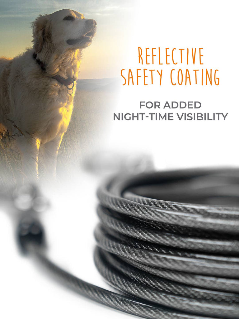 Mighty Paw - Tie Out Cable Leash 30' XL - Dog.Dog.Cat.