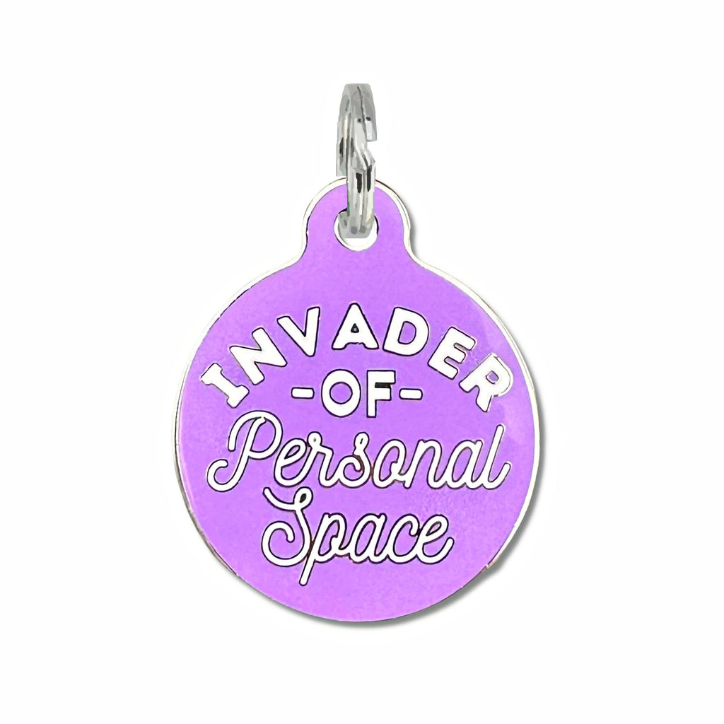 Bad Tags - Funny Personalized Dog ID Tag - Invader Personal Space | Dog ...