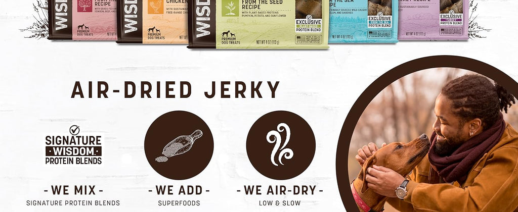Earth Animal Dog Wisdom Dog Jerky - Dog.Dog.Cat.