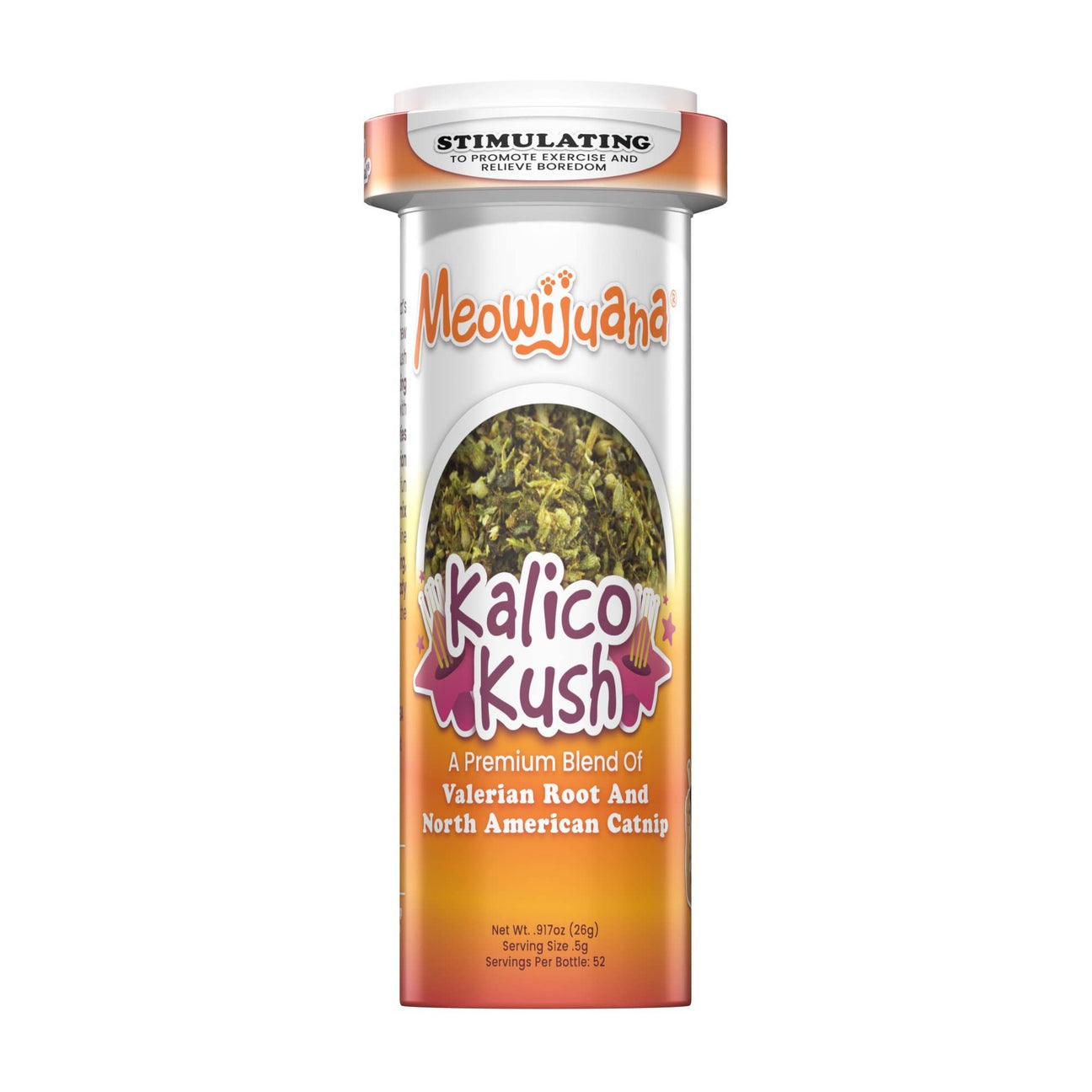 Meowijuana Kalico Kush - Catnip and Valerian Root Blend - Dog.Dog.Cat.