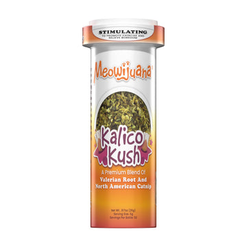 Meowijuana Kalico Kush - Catnip and Valerian Root Blend - Dog.Dog.Cat.