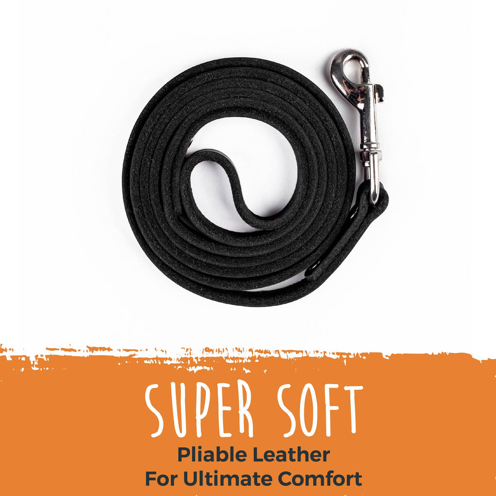 Mighty Paw - Leather Dog Leash (Distressed) - Dog.Dog.Cat.