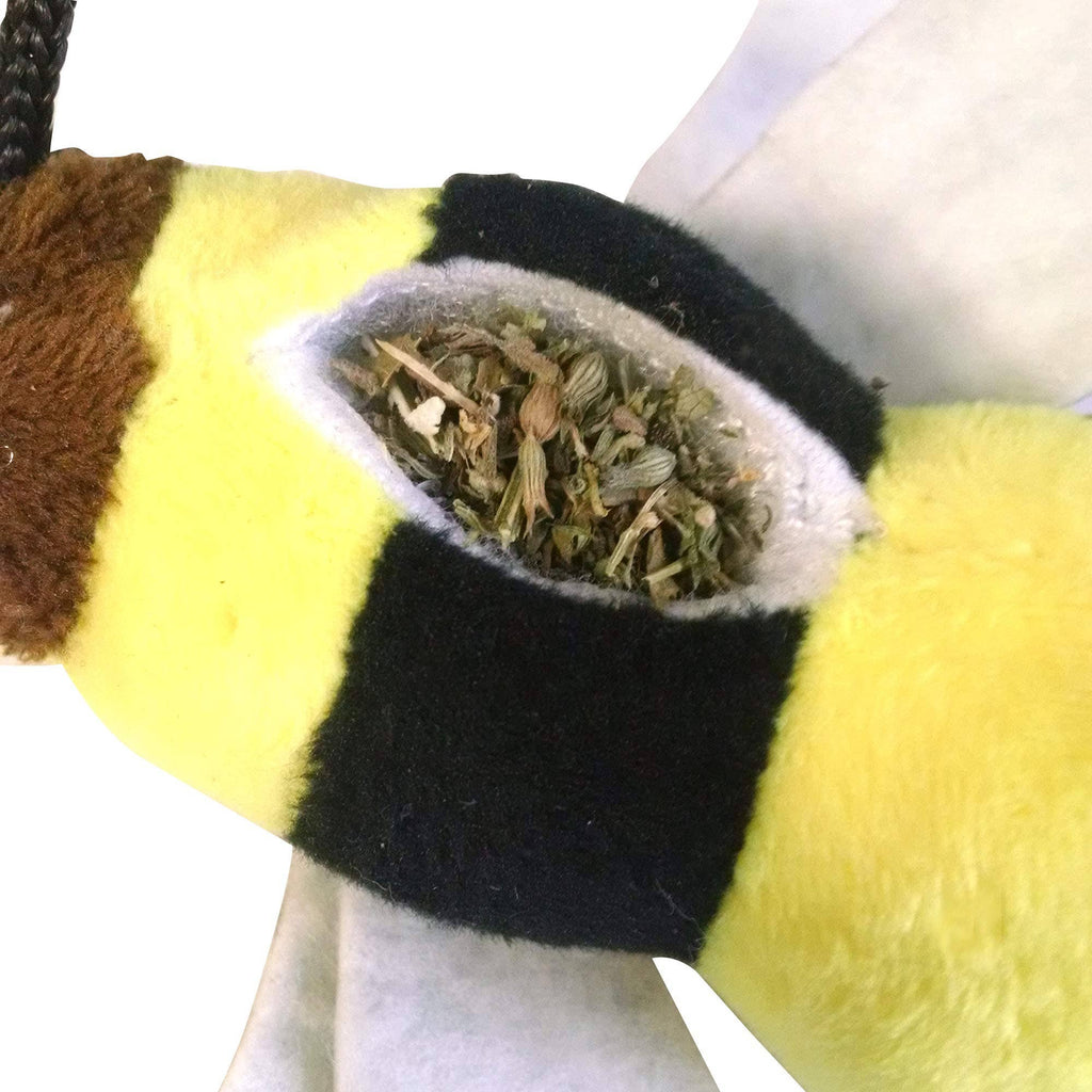 Meowijuana Get Buzzed Bee with Wand Cat Toy - Dog.Dog.Cat.