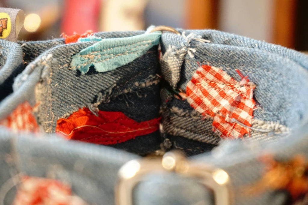 hundsfutter - “Easy” anti-escape dog collar - mixed media jeans - Dog.Dog.Cat.