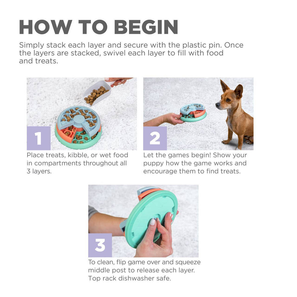 Nina Ottosson Puppy Lickin' Layers Multicolor - Dog.Dog.Cat.