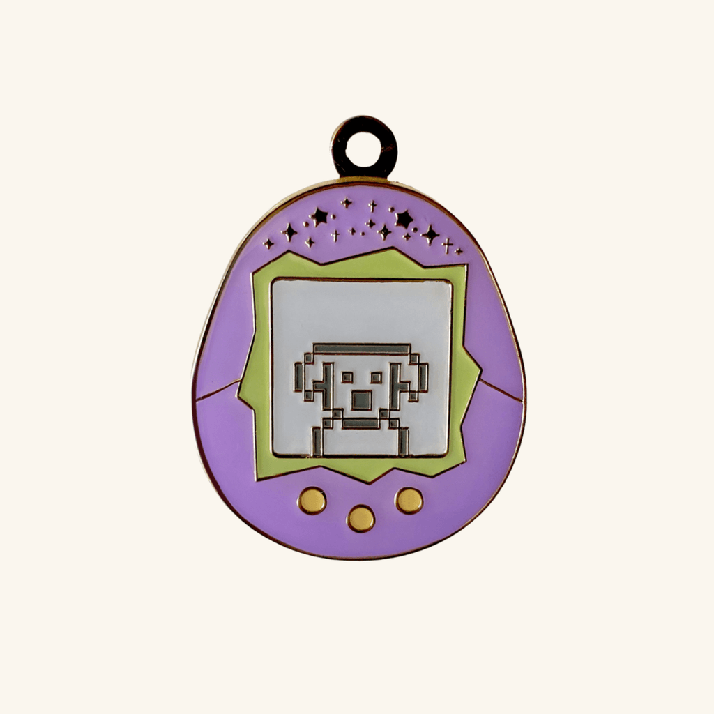 Tamagotchi Dog Pet ID Tag - Dog.Dog.Cat.