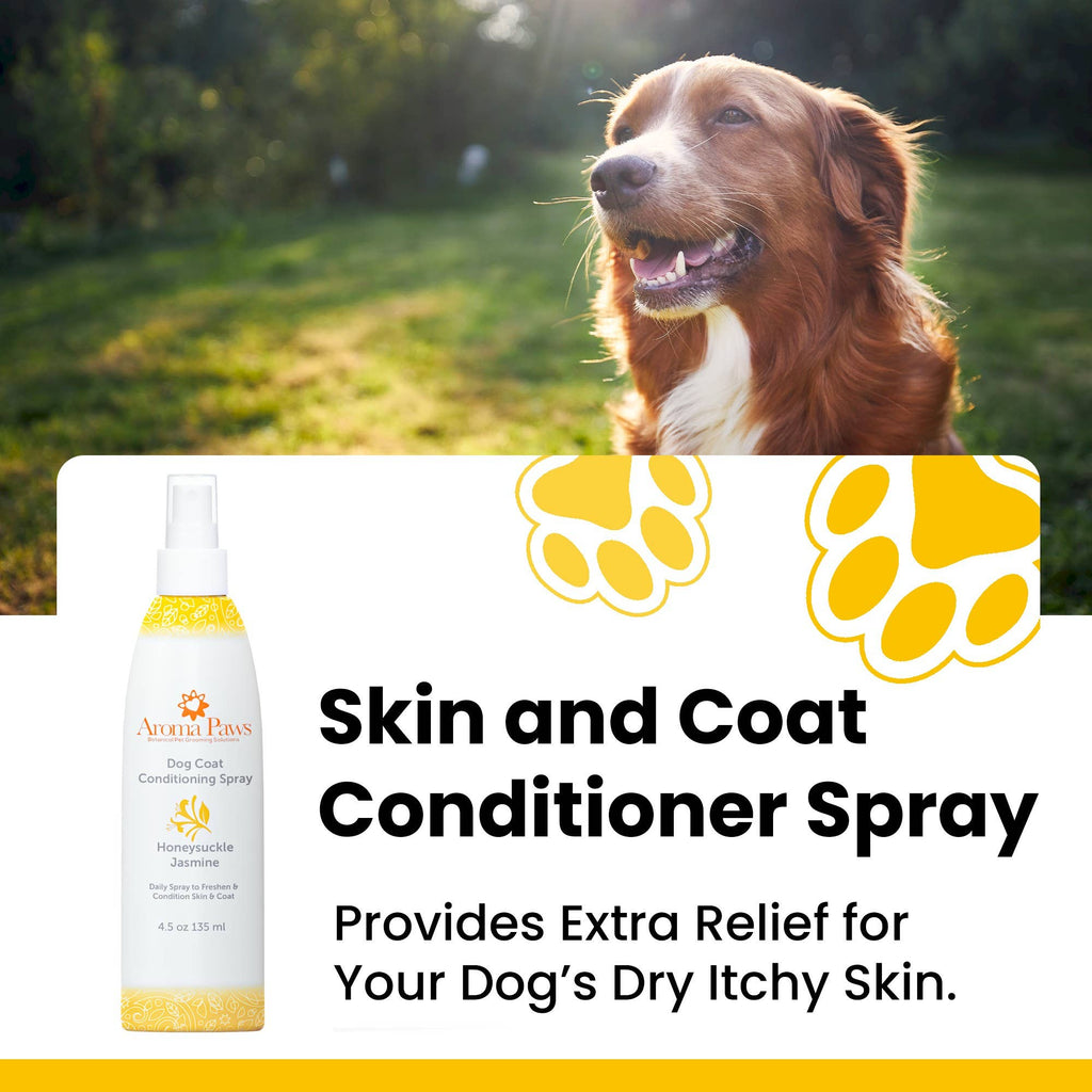 Aroma Paws - 4.5 Oz Repellent and Dog Coat Spray Collection - Dog.Dog.Cat.