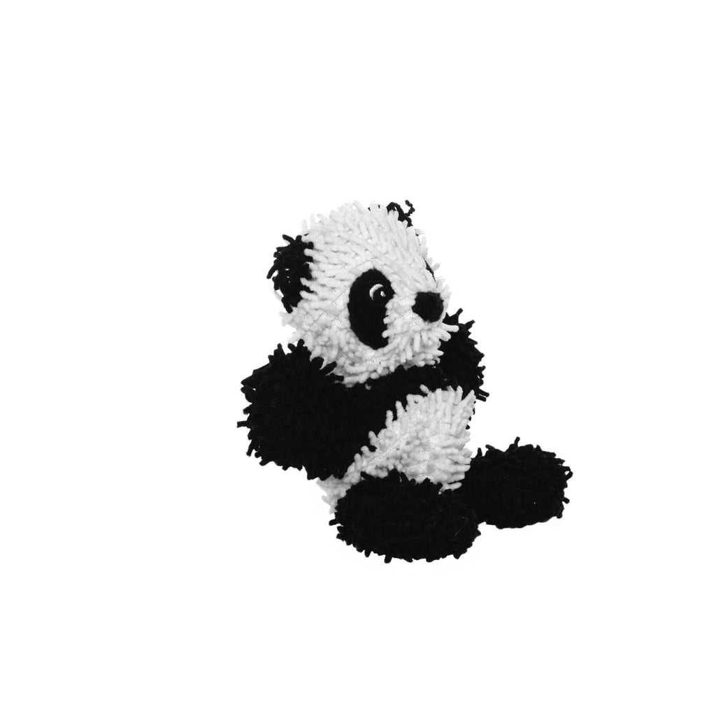 Tuffy Dog Toys - VIP Products - Mighty Jr Microfiber Ball Panda, Durable, Squeaky Dog Toy - Dog.Dog.Cat.