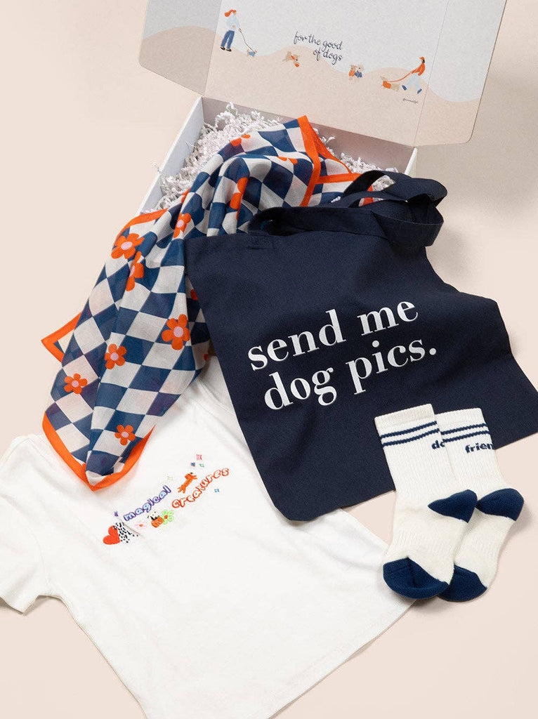 Dog Friendly Sock - Navy - Dog.Dog.Cat.