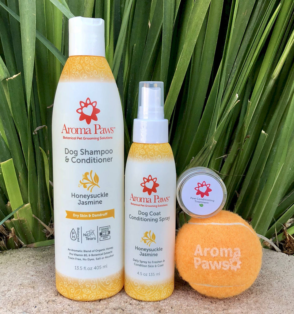 Aroma Paws - 13.5 Oz. Shampoo Honeysuckle Jasmine - Dog.Dog.Cat.