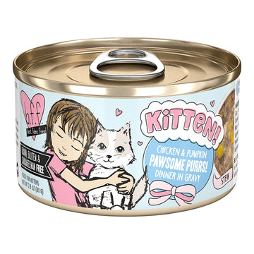 BFF Cat and Kitten Canned Food Pawsome Chicken Pumpkin 2.8 oz - Dog.Dog.Cat.