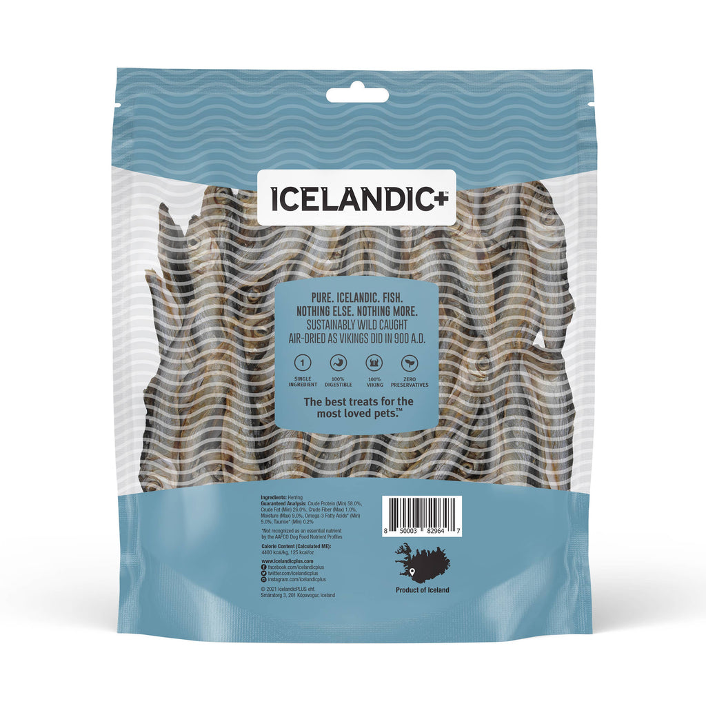 Icelandic+ - Icelandic+ Herring Whole Fish Dog Treats - Dog.Dog.Cat.