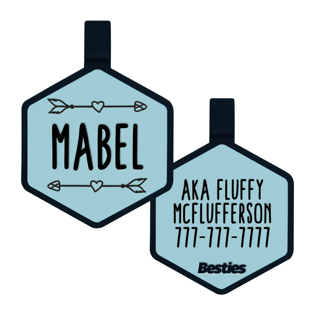 Besties Pets - Wild One Silicone Dog ID Tag - Dog.Dog.Cat.