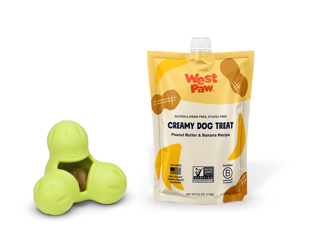 West Paw - Peanut Butter & Banana Creamy Dog Treats - Dog.Dog.Cat.