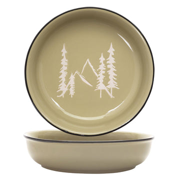 Speckle and Spot by Ore’ Originals - Pet Bowl | Mountain Adventure - Dog.Dog.Cat.
