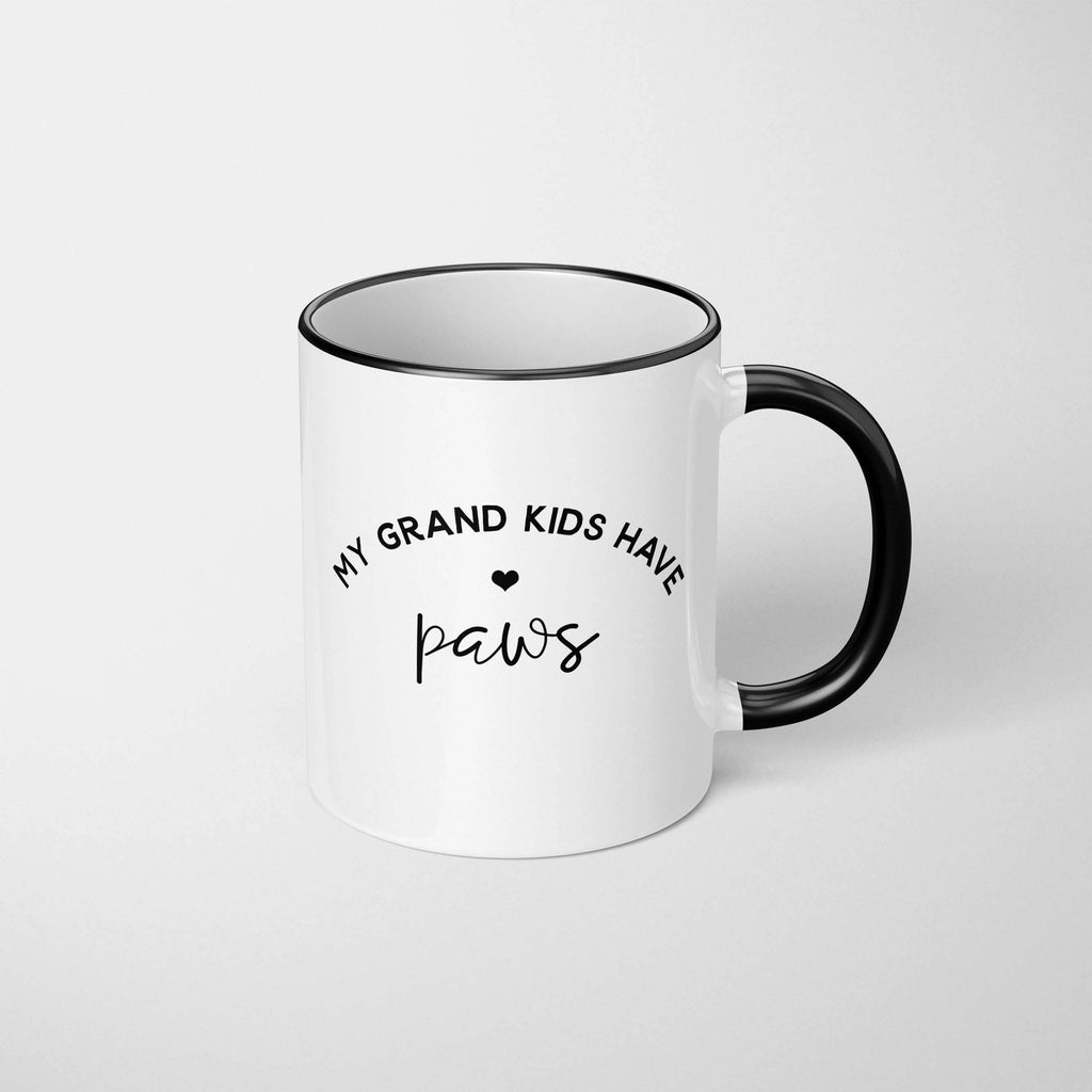 The Dapper Paw - My Grand Kids Have Paws Mug - Dog.Dog.Cat.
