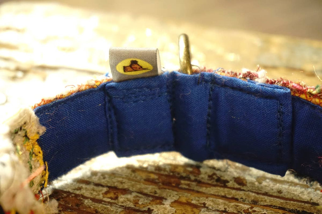 hundsfutter - Unique "patchwork1" dog collars - box with 4 sizes - Dog.Dog.Cat.