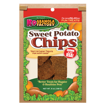 K9 Granola Factory - Chip Collection, Sweet Potato Chips For Dogs, 6oz - Dog.Dog.Cat.