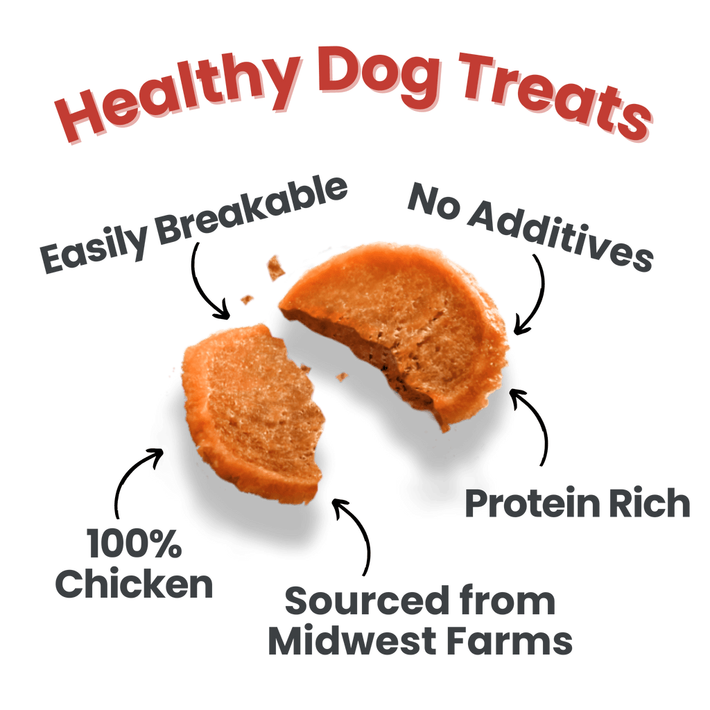 Farm To Pet Americana Design Chicken Dog Treats – 2 sizes - Dog.Dog.Cat.