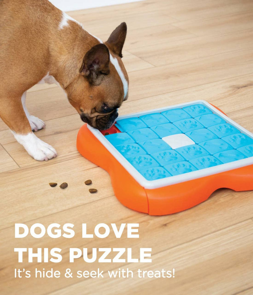 Nina Ottosson Challenge Slider Interactive Treat Dog Puzzle - Dog.Dog.Cat.